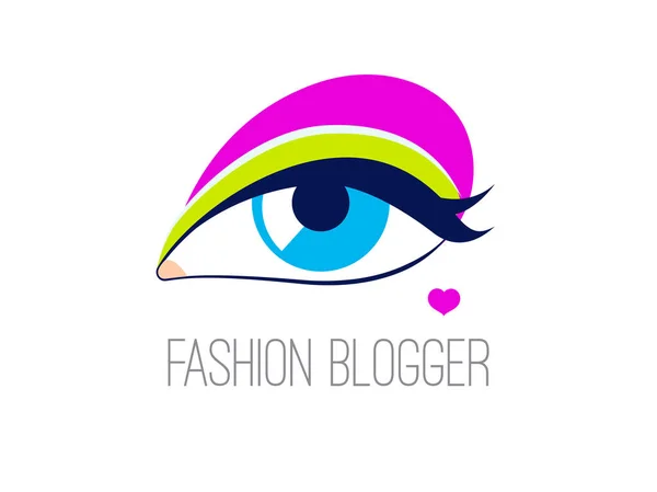 Logo Modeblogger — Stockvektor