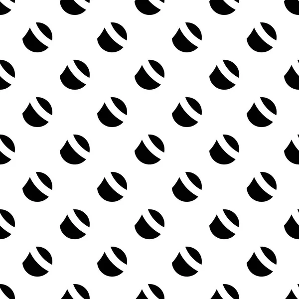 Schwarz-Weiß-Muster mit Kaffee — Stockvektor