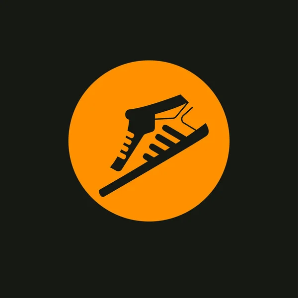 Zapatillas de deporte Vector icono — Vector de stock