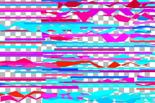 Glitch vektor banner — Stock vektor