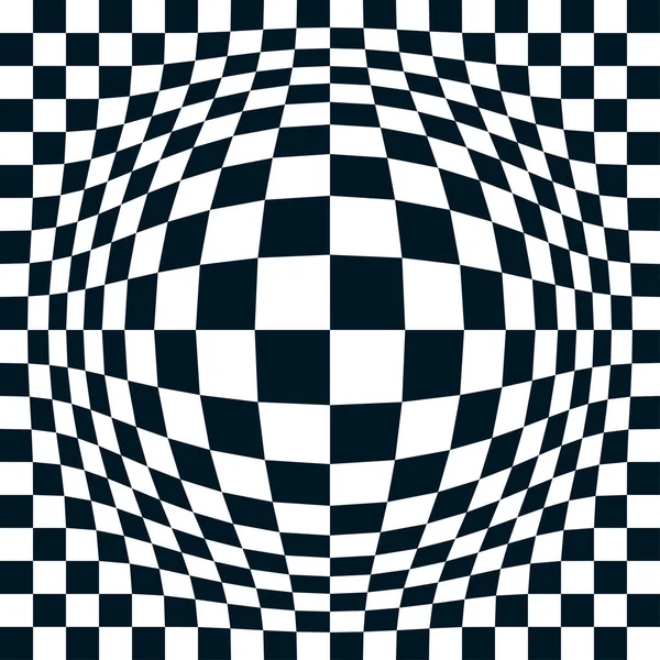 Чёрно-белая иллюзия — стоковый вектор