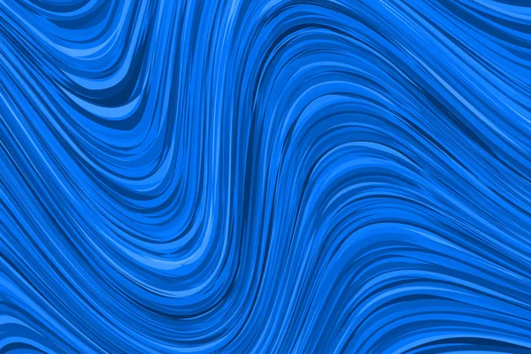 Bannière bleue avec vagues — Image vectorielle
