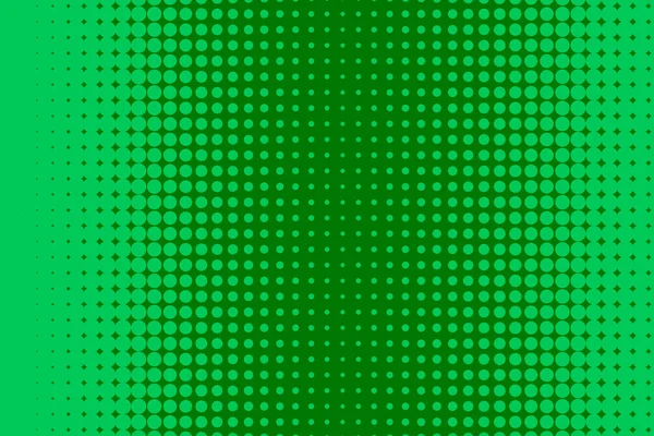 ハーフトーンの緑バナー — ストックベクタ