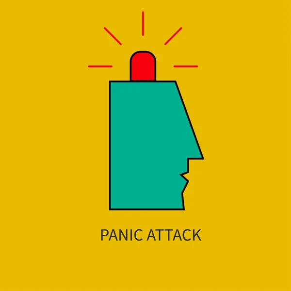 Attacco di panico vettoriale — Vettoriale Stock