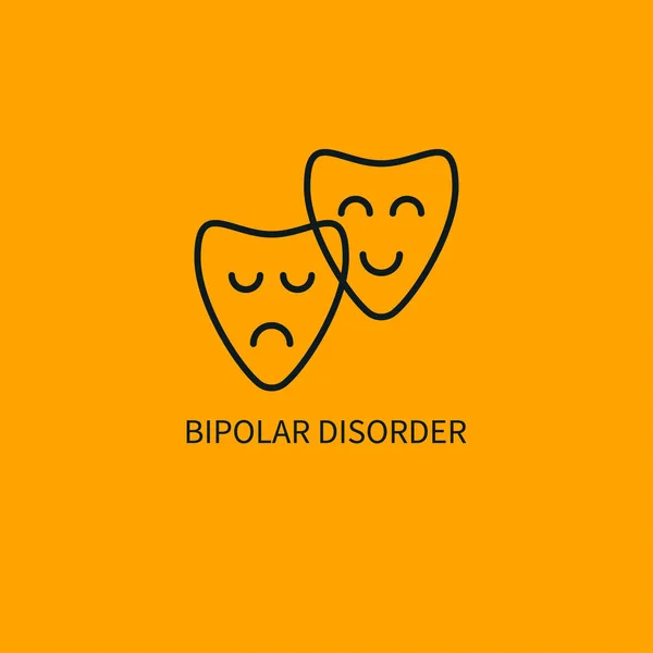 Icona del disturbo bipolare — Vettoriale Stock