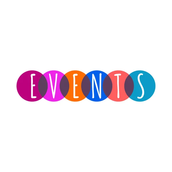 Icon of events — Stock Vector