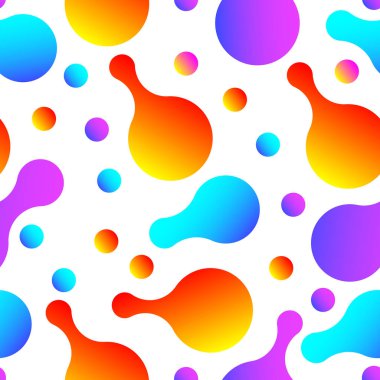 sıvı şekiller, dikişsiz desen