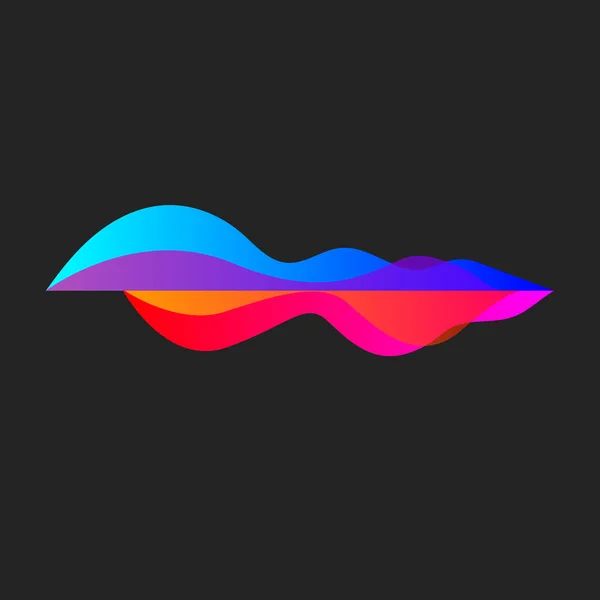 Voice colour wave — 스톡 벡터