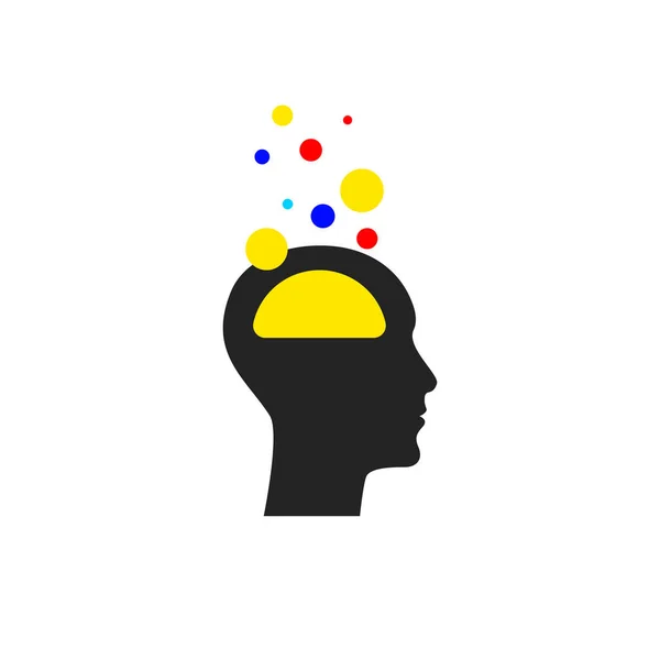 Brain activity icon — Stock Vector