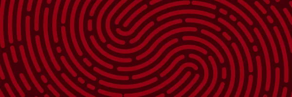 Fond Empreinte Digitale Motif Unicum Empreinte Digitale Rouge Labyrinthe Vectoriel — Image vectorielle