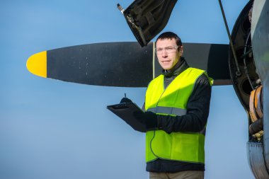 Mekanik kontrol uçak motoru