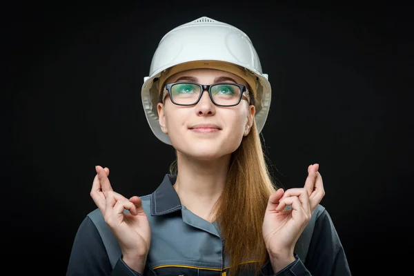 Retrato de una trabajadora — Foto de Stock