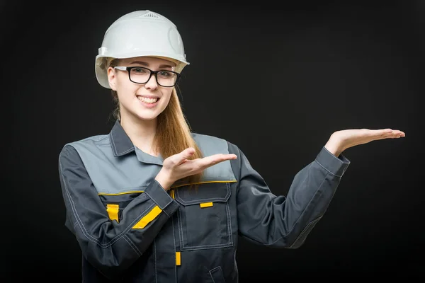 Retrato de una trabajadora — Foto de Stock