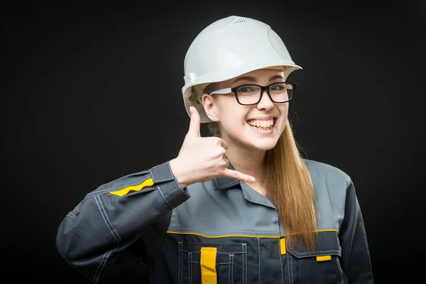 Portrait of a female worker — Stock Photo, Image