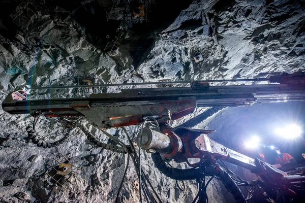 Mineração de ouro subterrânea — Fotografia de Stock