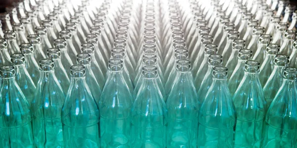 Lots of glass bottles — Stock Photo, Image