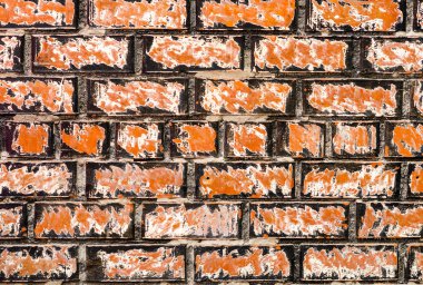 Tuğla ile örülmüş duvar