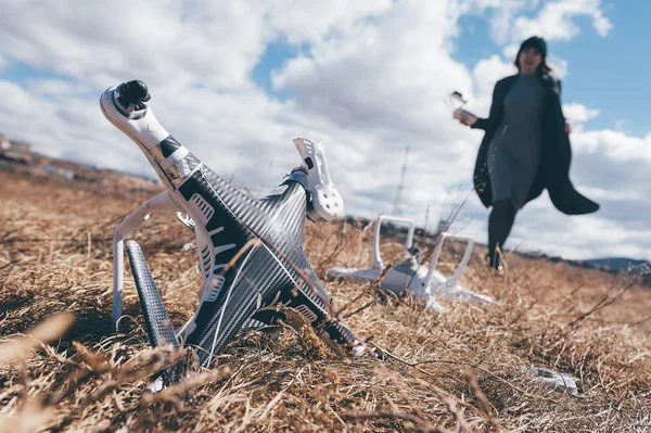 Accidente con un dron — Foto de Stock