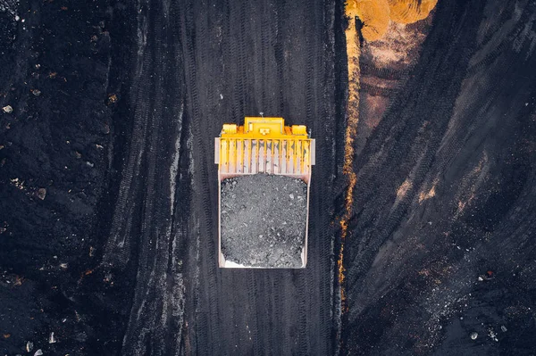 Minería de carbón a cielo abierto — Foto de Stock