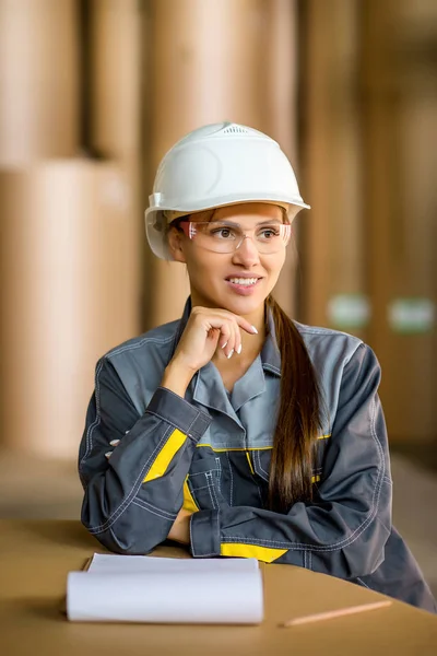 paper mill factory worker