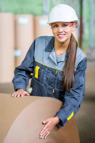 paper mill factory worker