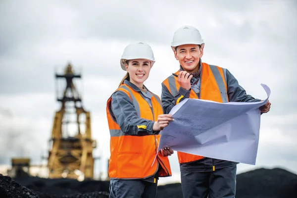 Lavoratori delle miniere di carbone — Foto Stock