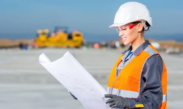 Ingeniero plan trabajador —  Fotos de Stock