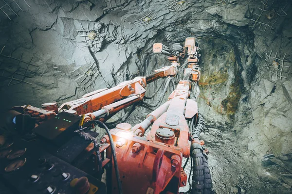 Mineração de ouro subterrânea — Fotografia de Stock