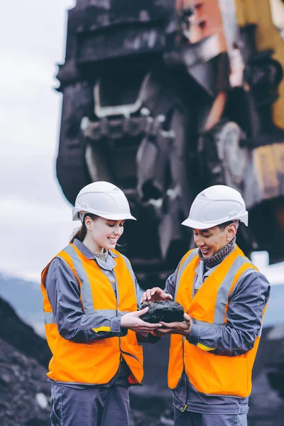 Lavoratori delle miniere di carbone — Foto Stock