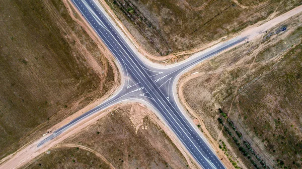 Encrucijada desde arriba — Foto de Stock