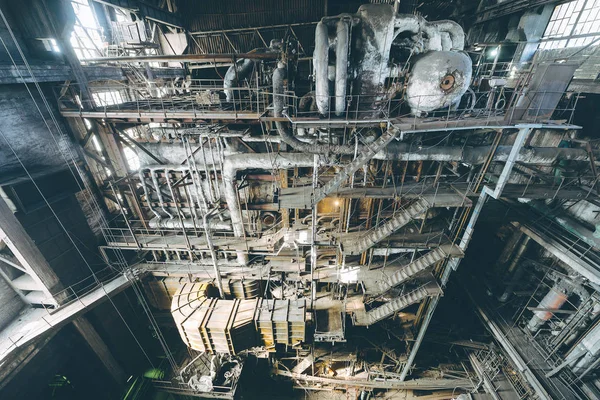 Central eléctrica no interior — Fotografia de Stock