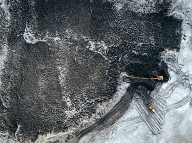 cüruf endüstriyel Üstten Görünüm