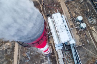 Havadan görünümü baca