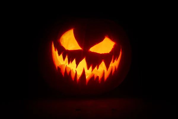 Sorriso de abóbora Halooween — Fotografia de Stock