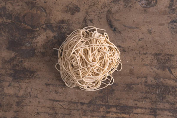 Hand made spaghetti alla chitarra — Zdjęcie stockowe