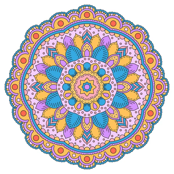 Modèle de mandala cercle — Image vectorielle