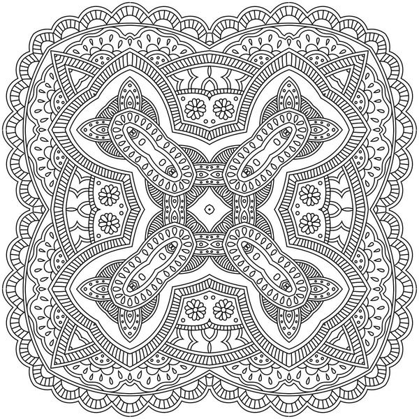 Kreis-Mandala-Muster — Stockvektor