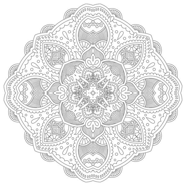 Modèle de mandala cercle — Image vectorielle