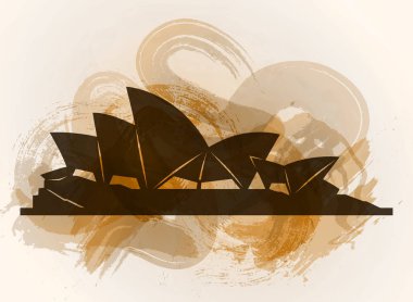 Sydney opera binası arka plan.