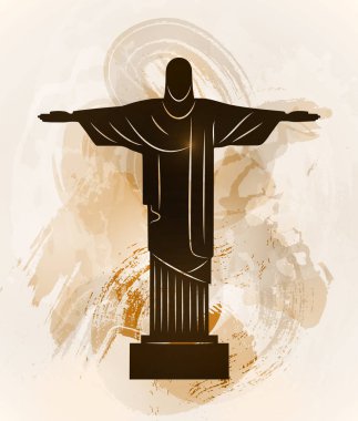 Rio de Janeiro İsa kurtarıcı heykeli.