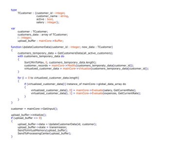 Program kodu ile arka plan.