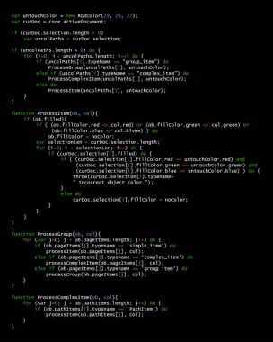 Program kodu ile arka plan.