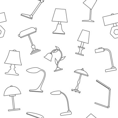 Masa lambası arka plan sorunsuz.