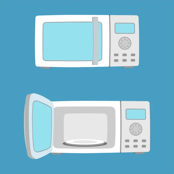 Microwave oven illustration. — Stock Vector