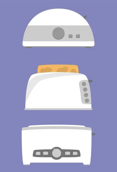 Toaster-Ikone isoliert. — Stockvektor
