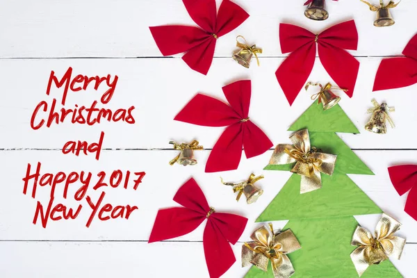 메리 크리스마스, 해피 신년 카드 — 스톡 사진