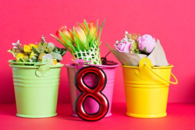 Mutlu kadınlar günü (8 Mart) tebrik kartı