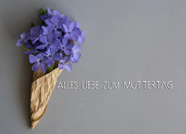 Hodně lásky pro den matek Text v němčině — Stock fotografie