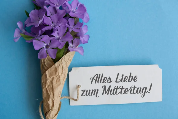 Hodně lásky pro den matek Text v němčině — Stock fotografie