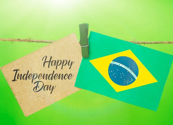 Празднование Дня независимости Бразилии — стоковое фото